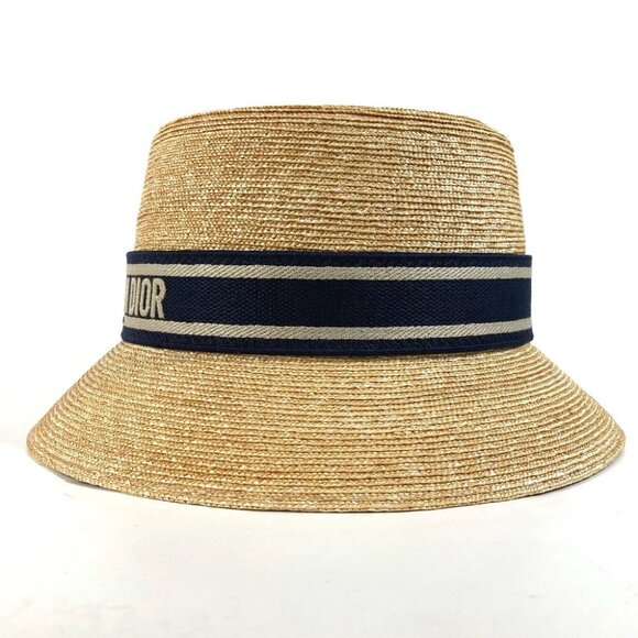 Dior 11DRT952G180 DIORESORT hat Straw hat straw hat hat Beige/Navy main image 8